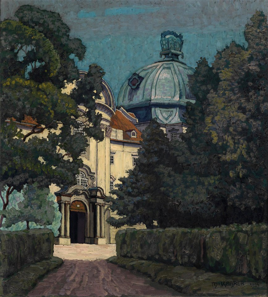 Max Kahrer Stiftsportal Klosterneuburg 1924