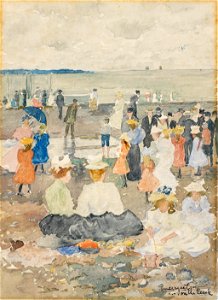 Maurice Brazil Prendergast - On the Beach - BF695 - Barnes Foundation