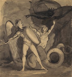 Mauritius Lowe - Classical Figures in Battle - Google Art Project