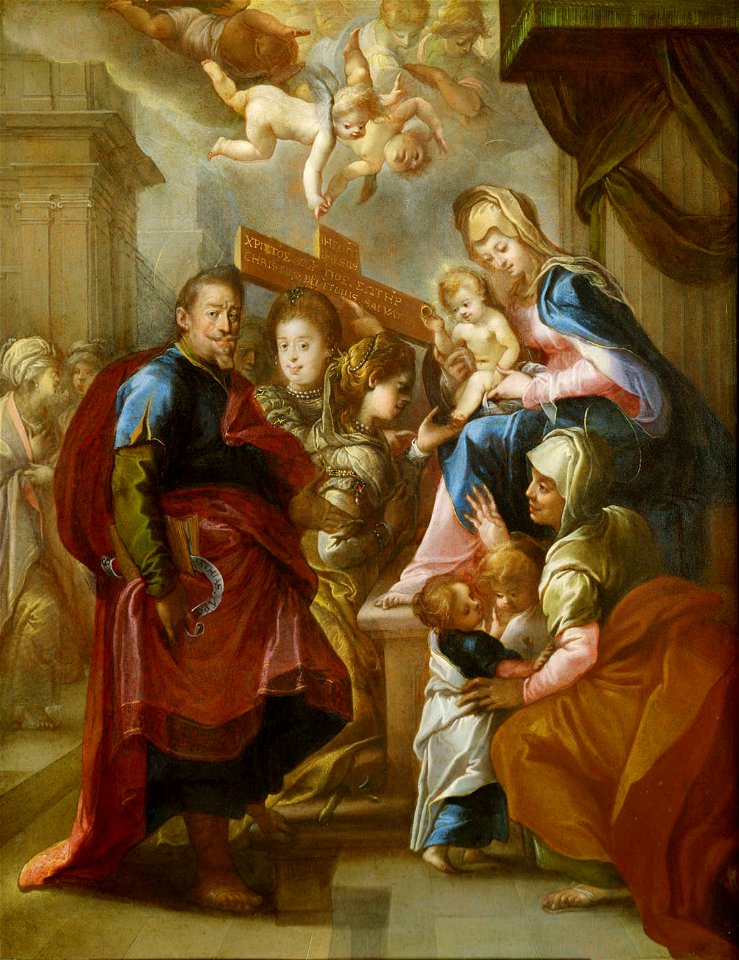 Matthäus Gundelach - Mystische Verlobung der Hl. Katharina - GG 1103 - Kunsthistorisches Museum