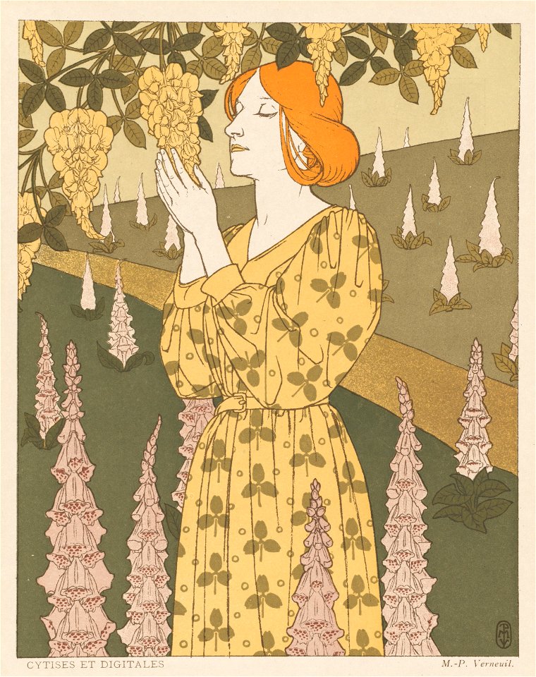 Maurice Pillard Verneuil (French, 1869-1942) - Cytises et Digitales - 2016.256 - Cleveland Museum of Art
