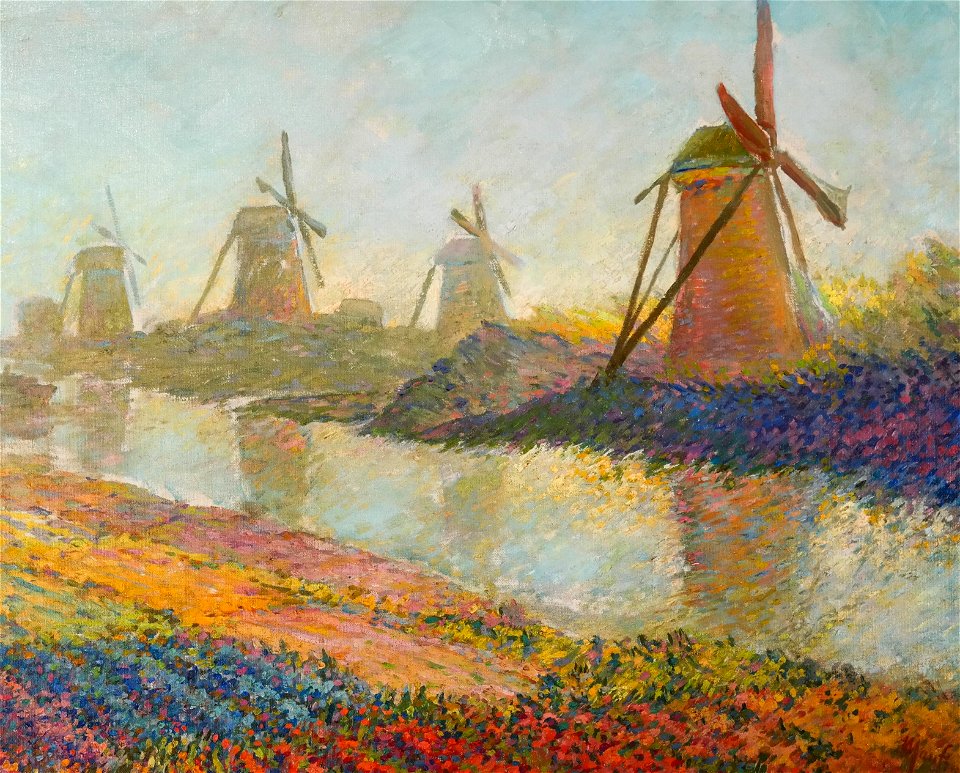 Windmills by Maxime Maufra, oil on canvas
