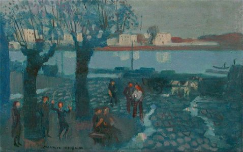 Maurice Denis - Le Port du Pecq - 1963-19 - Auckland Art Gallery