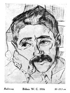 Max Beckmann - Bildnis W.C., 1916
