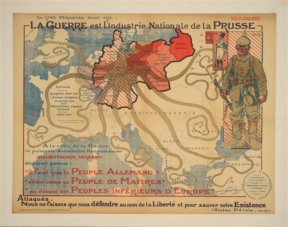 Maurice Neumont, War is the National Industry of Prussia, 1917, Cornell CUL PJM 1185 01