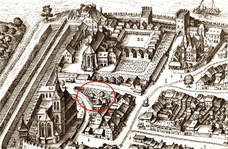 Matthäus Merian 1615 Friedhof