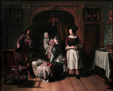 Matthys Naiveu - Visit to the Nursery - WGA16412