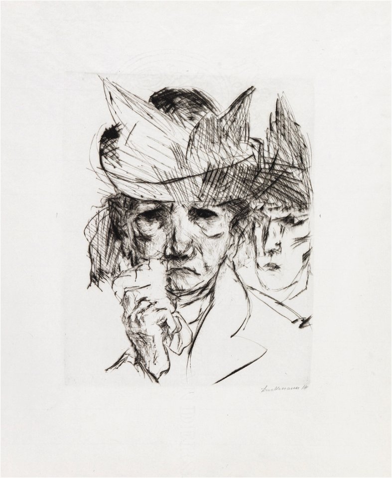 Max Beckmann Weinende Frau 1914