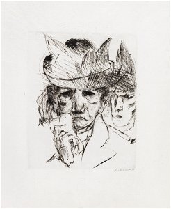 Max Beckmann Weinende Frau 1914