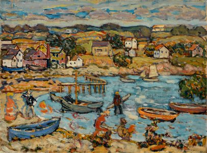 Maurice Brazil Prendergast - Marblehead Harbor - BF216 - Barnes Foundation