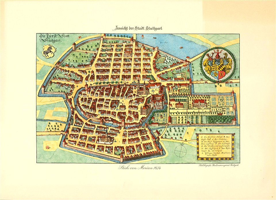Matthäus Merian, Stuttgart, 1634