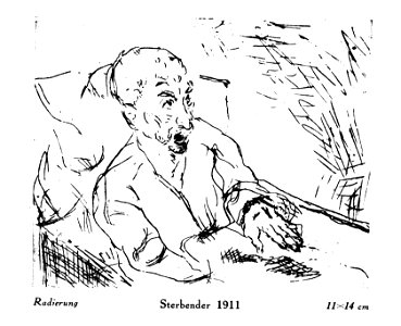 Max Beckmann - Sterbender, 1911