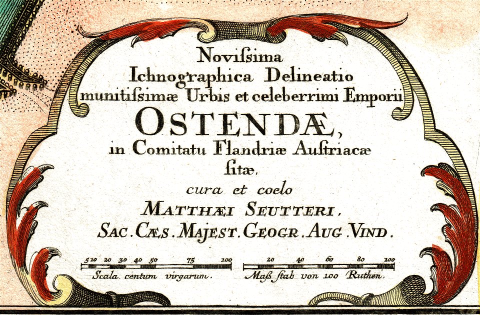 Matthäus Seutter Cartouche R01