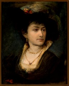 Maurycy Gottlieb - Portrait of Anna, artist’s sister - MP 127 - National Museum in Warsaw