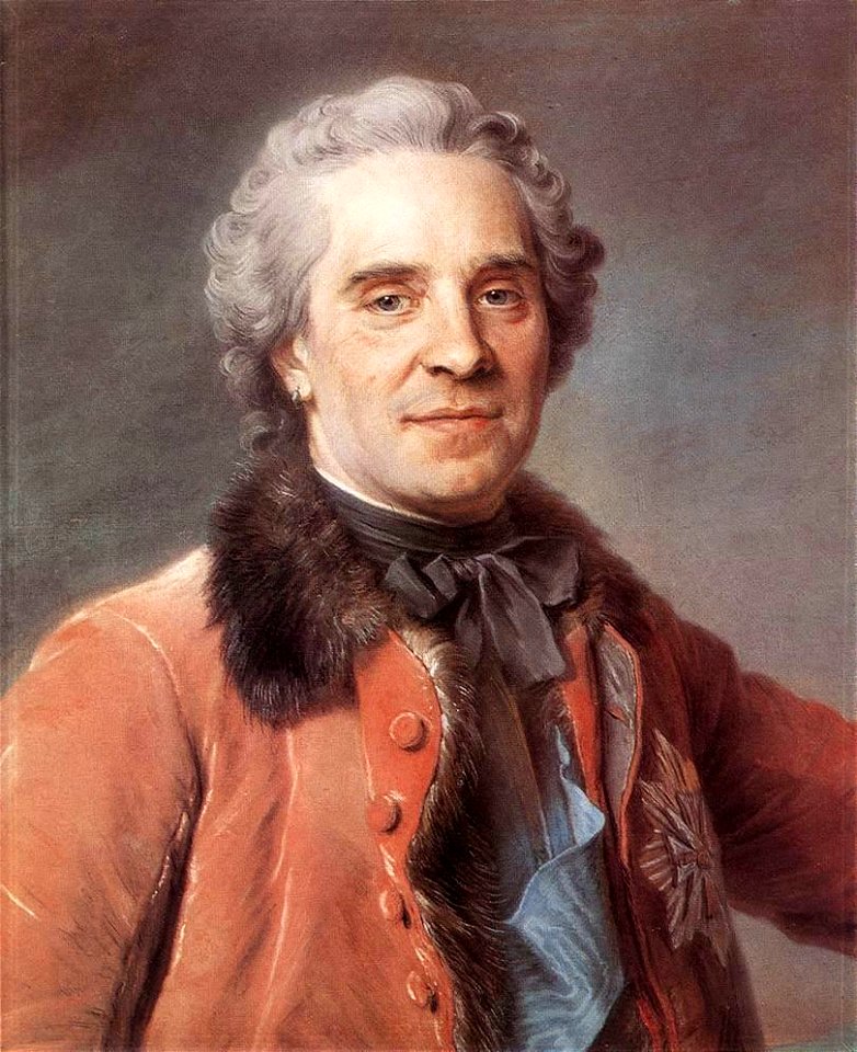 Maurice Quentin de La Tour - Maurice, Comte de Saxe, Marshal of France - WGA12352