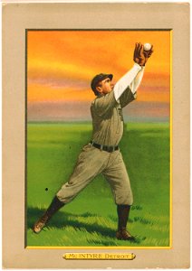 Matty McIntyre, Detroit Tigers, baseball card portrait LCCN2007685680