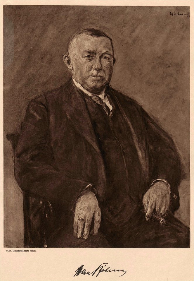 Max Liebermann - Bildnis des Kunstsammlers Max Böhm