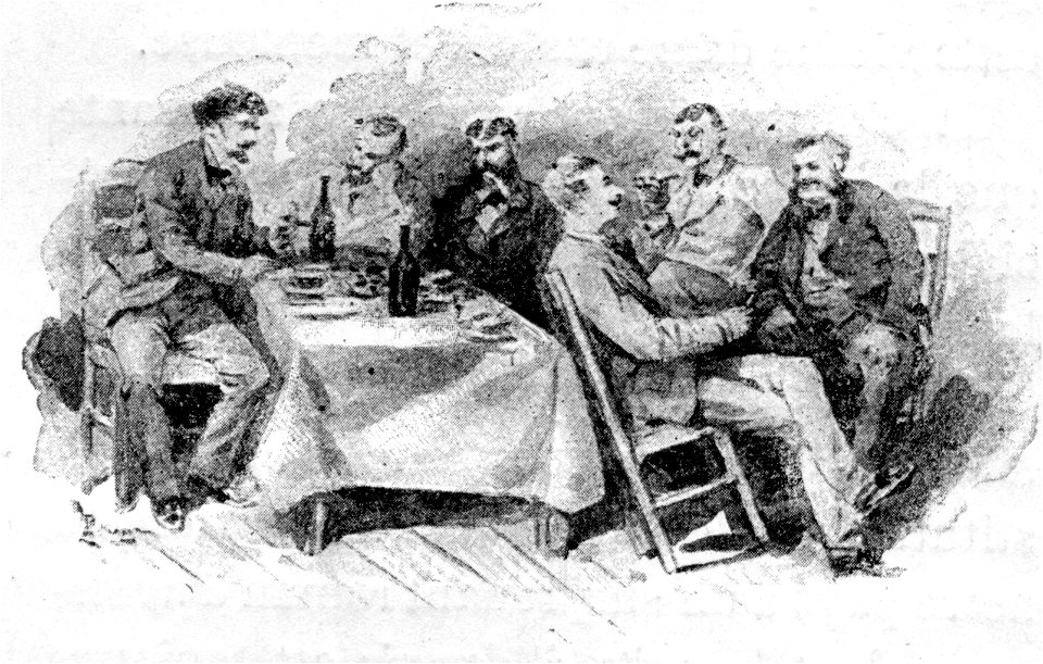 Maupassant - Sur l’Eau - 1888 - dessin de Riou, p 185
