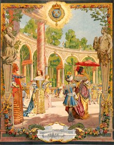 Maurice Leloir - le Roy Soleil - Louis XIV visitant les travaux de Versailles