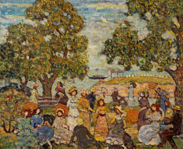 Maurice Brazil Prendergast - Landscape with Figures - BF480 - Barnes Foundation