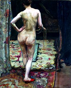 Max Slevogt - Female Nude from the Back - Google Art Project