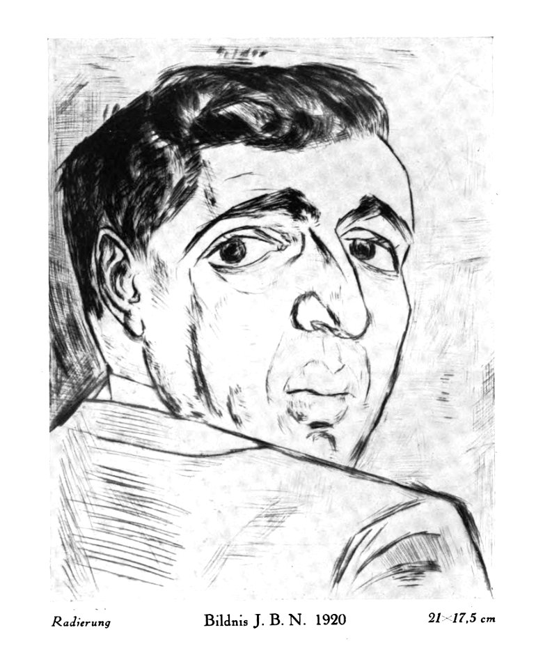 Max Beckmann - Bildnis J.B.N.,1920