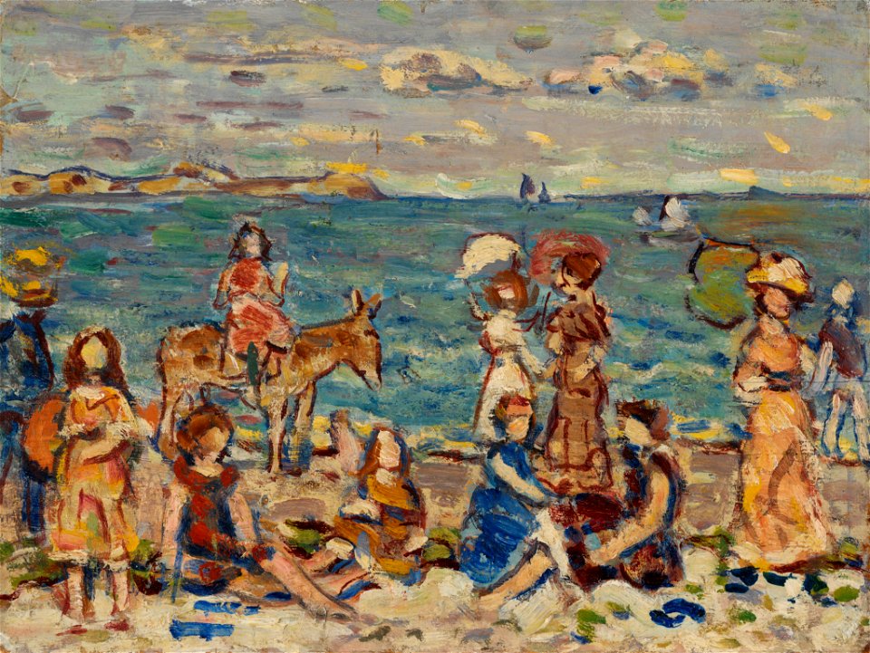 Maurice Brazil Prendergast - At the Beach - BF322 - Barnes Foundation