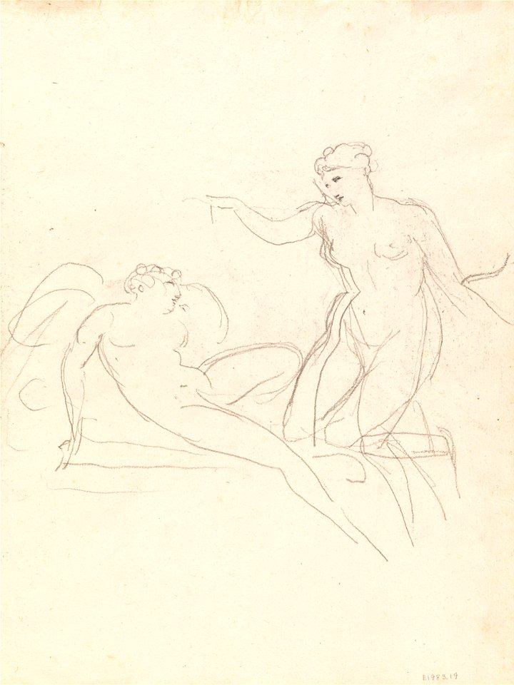 Mauritius Lowe - Study of Classical Figures - Google Art Project