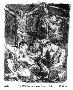 Max Beckmann - Die Würfler unter dem Kreuz,1911