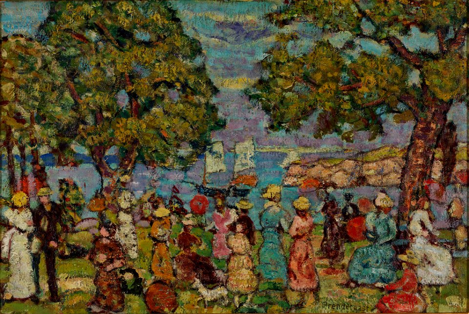 Maurice Brazil Prendergast - On the Beach - 36.211 - Rhode Island School of Design Museum