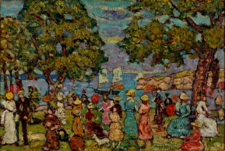Maurice Brazil Prendergast - On the Beach - 36.211 - Rhode Island School of Design Museum
