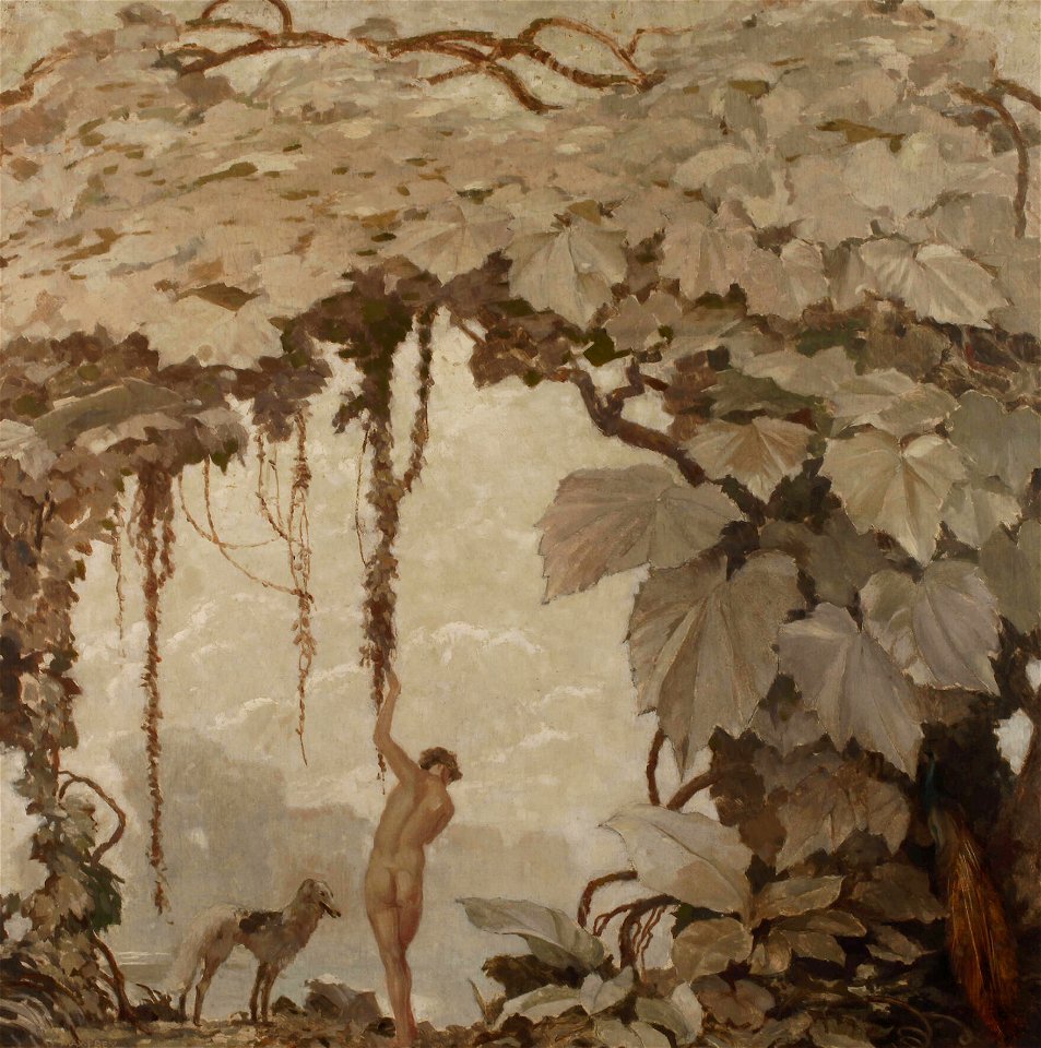 Max Frey - Träumerei unter Blättern, 1931