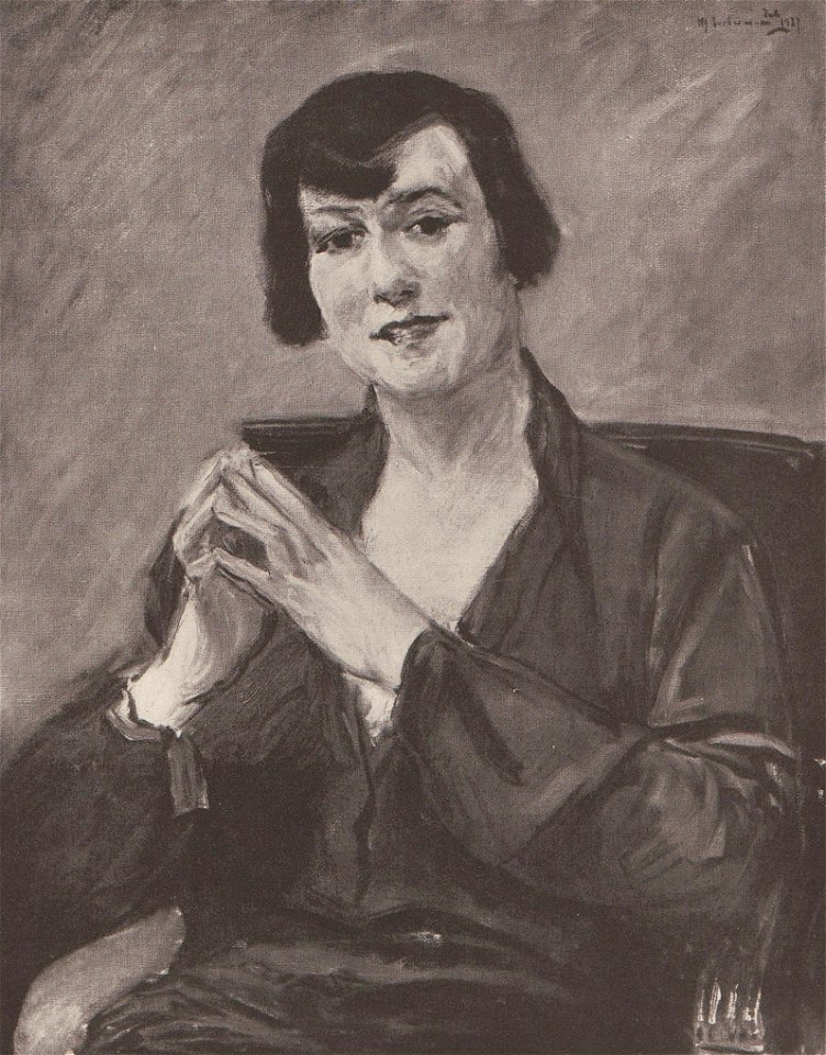 Max Liebermann - Damenbildnis, 1927