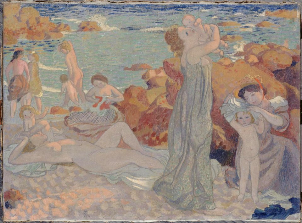 Maurice Denis - Baigneuses, plage du Pouldu