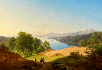 Max Haushofer Partie am Starnberger See 1840