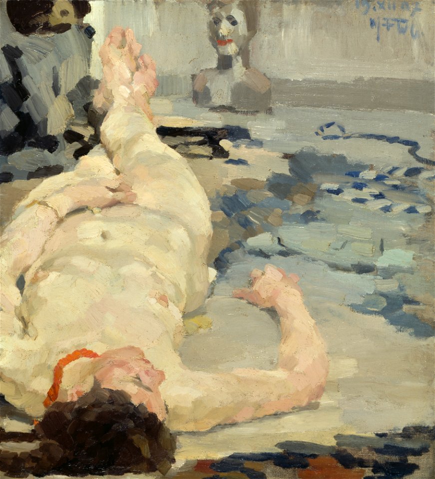 Max Feldbauer - Liegender Akt - G 1934 - Lenbachhaus