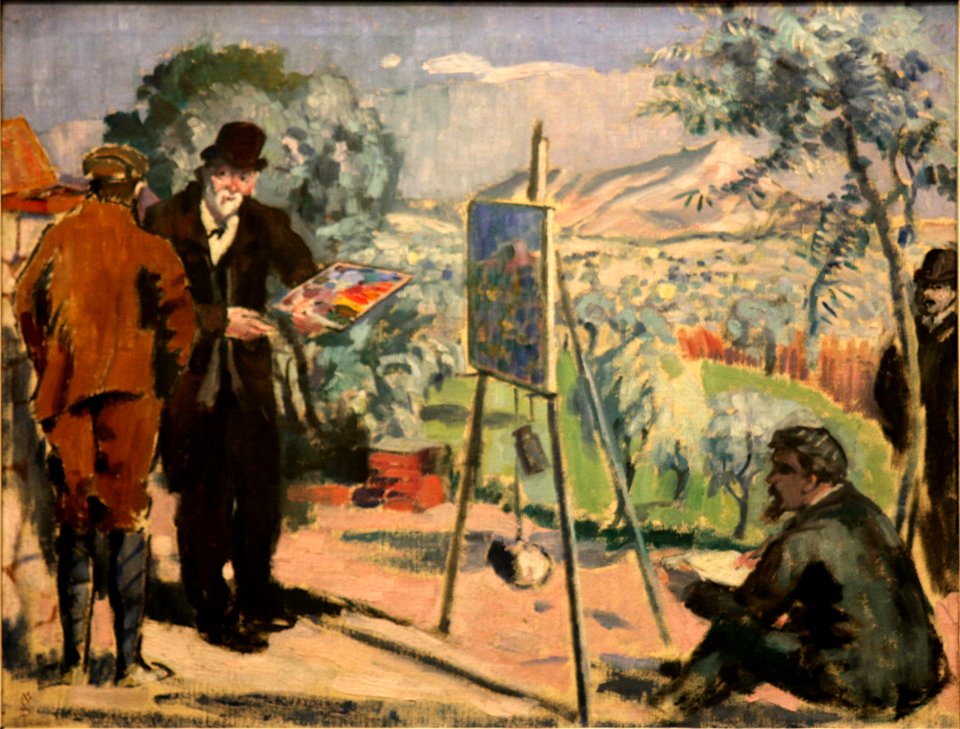 Maurice Denis - La visite à Cézanne
