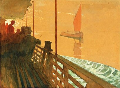 Max Frey - Die Überfahrt Venezia-Chioggia - um 1903