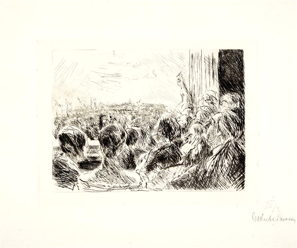 Max Liebermann Das Konzert 1922