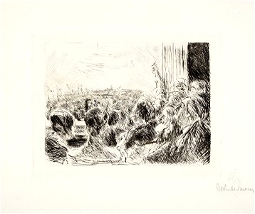 Max Liebermann Das Konzert 1922