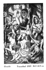 Max Beckmann - Frauenbad, 1919