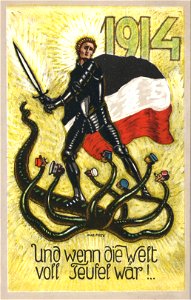 Max Frey - Und wenn die Welt voll Teufel wär, 1914