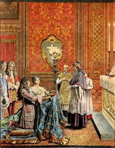 Maurice Leloir -le Roy Soleil - Mariage de Louis XIV avec Mme de Maintenon