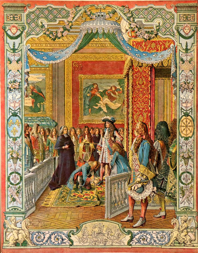 Maurice Leloir - Le roy Soleil - le lever du roi