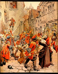Maurice Leloir-Le Roy Soleil-Les dragonades