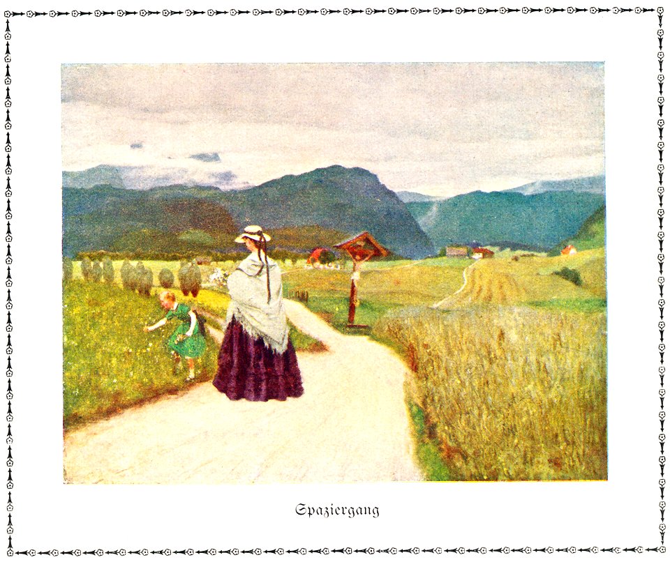 Max von Poosch Spaziergang 1923 dgE