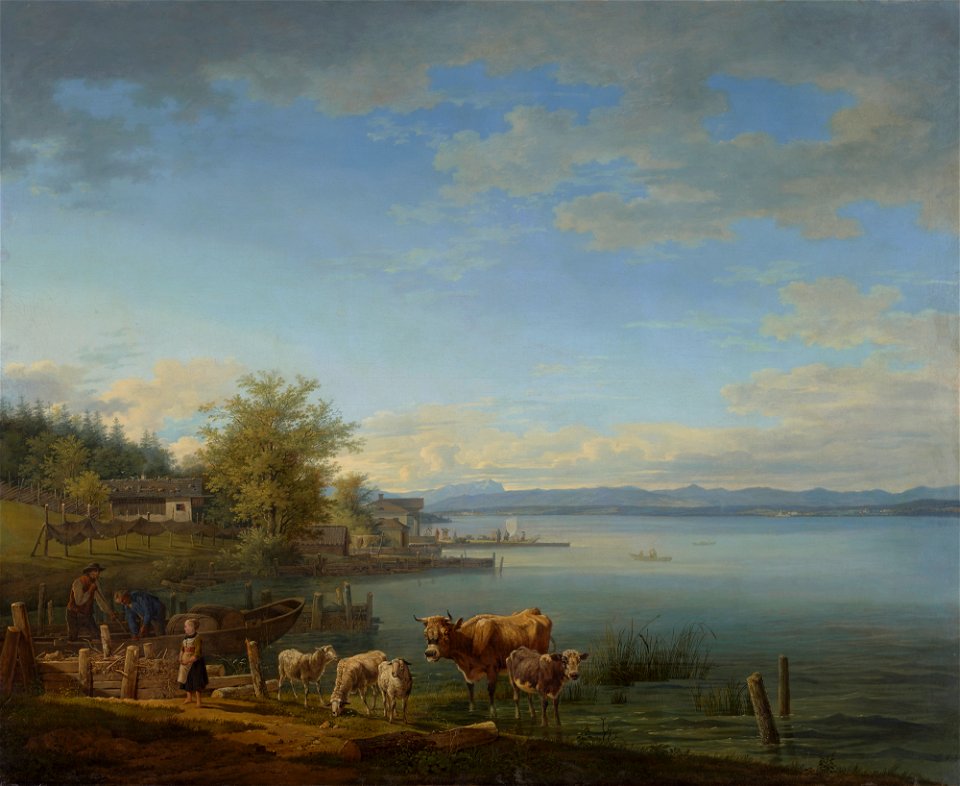 Max Joseph Wagenbauer - Ostufer des Starnberger Sees - G 10659 - Lenbachhaus