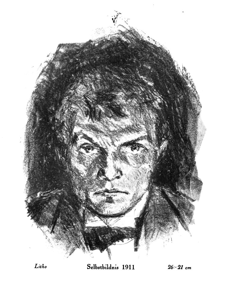 Max Beckmann - Selbstbildnis,1911