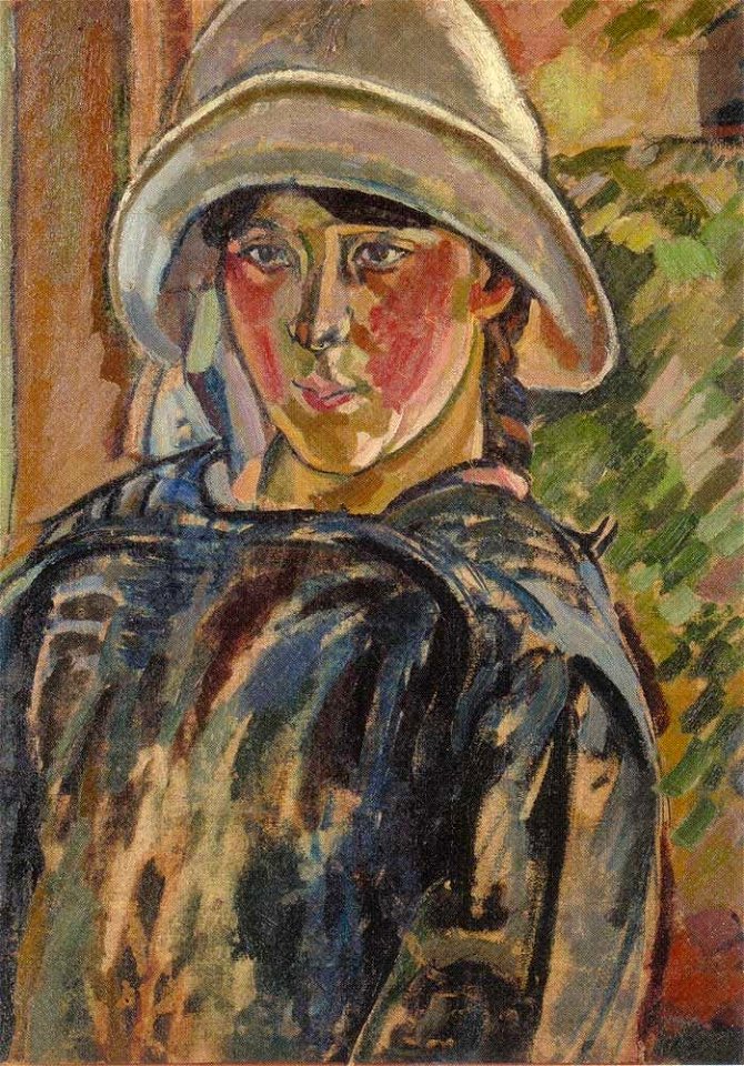 Maurice Loutreuil bellevilloise au chapeau blanc