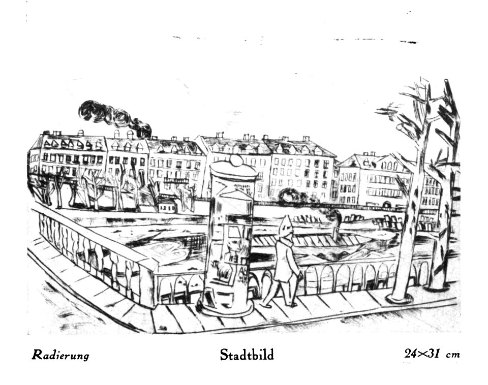 Max Beckmann - Stadtbild